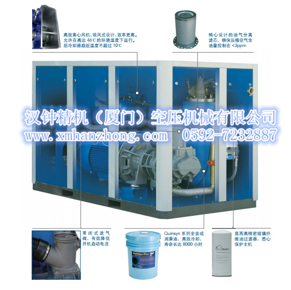 昆西QGD系列螺桿式空氣壓縮機(jī)315-400kW