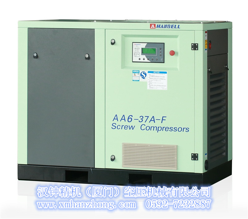 漢鐘牌AA6/AE6系列電動(dòng)皮帶直聯(lián)變頻節(jié)能省電螺桿式空壓機(jī)